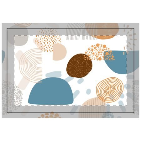 Chic Quilted Placemat, Abstract Table Decor, Boho Style Home Accessory, Kitchen or Dining Room Decor, Gift for Hostess