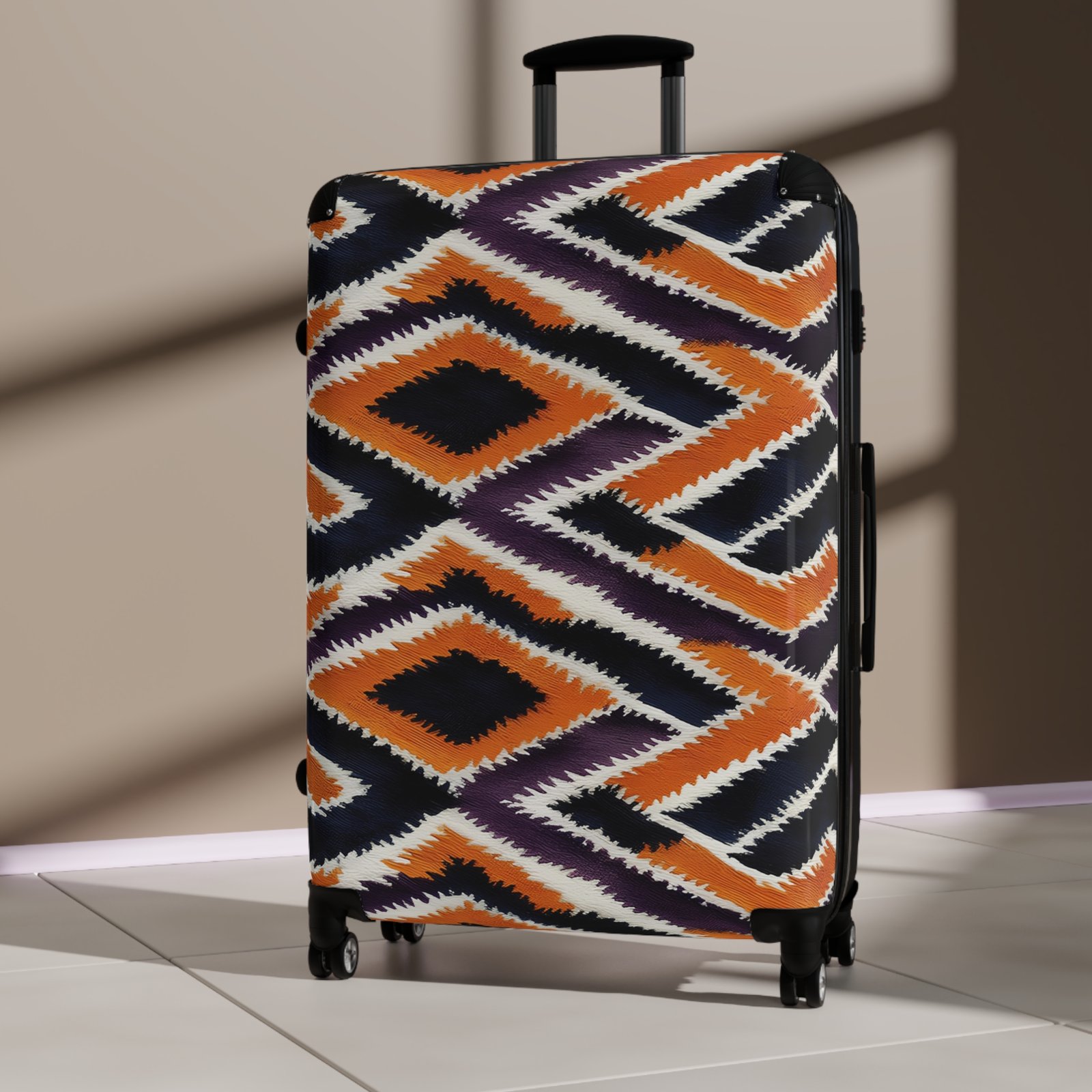 Patterned Suitcase for Stylish Travelers, Carry-On Luggage, Trendy Travel Bag, Unique Travel Gear, Vacation Essentials, Gift for Adventurers - Image 12
