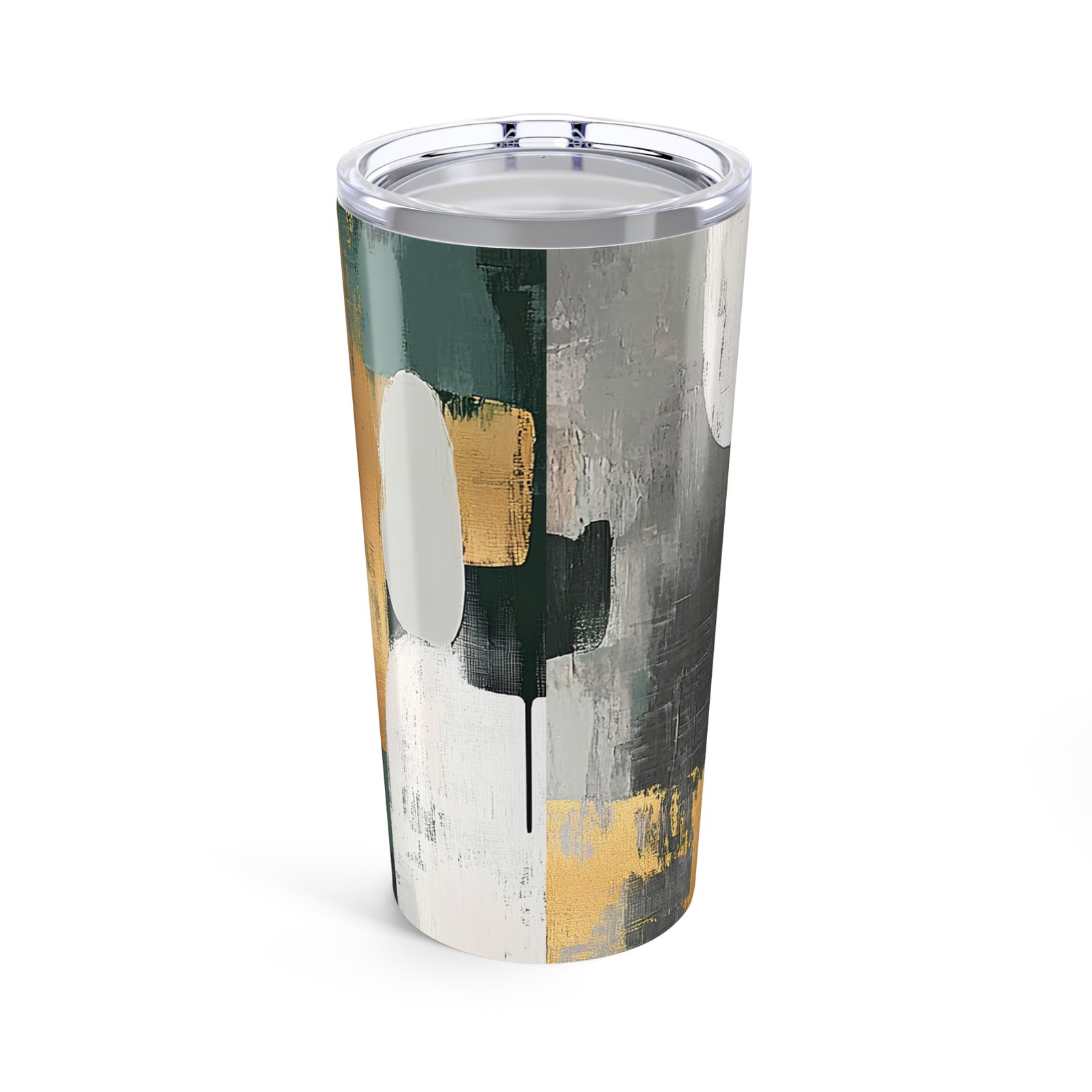 Stylish 20oz Tumbler with Abstract Design, Perfect for Hot or Cold Drinks, Unique Gift for Coffee Lovers, Travel Mug, Eco-Friendly Drinkware - Image 2