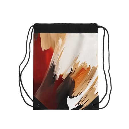 Stylish Drawstring Bag for Everyday Use, Tote for Gym, Yoga, School, Unique Abstract Art, Perfect Gift for Art Lovers