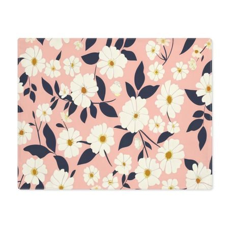 Floral Placemat, Colorful Table Decor, Dining Table Accessory, Home Decor, Kitchen Accessories, Perfect for Parties or Everyday Use