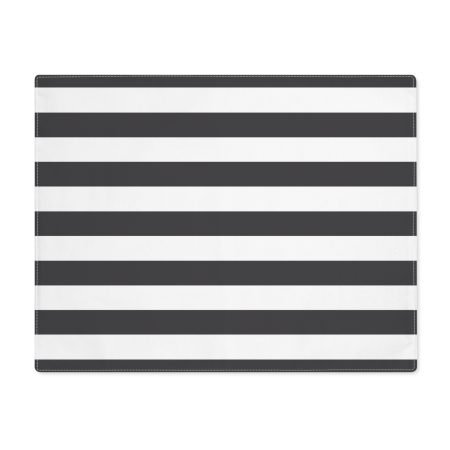 Stylish Striped Placemat, Modern Dining Decor, Table Setting, Kitchen Accessory, Black and White Decor, Gift Idea for Housewarming
