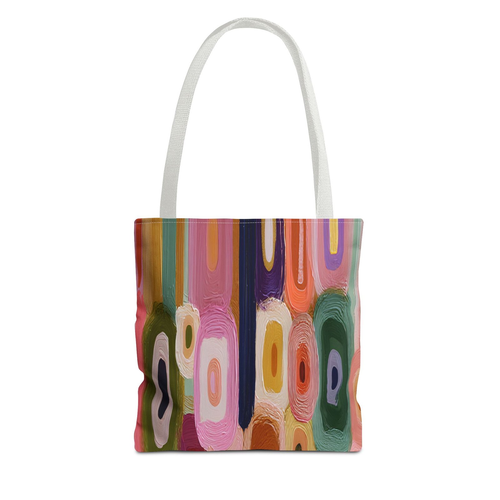 Colorful Abstract Tote Bag, Chic Handbag for Everyday Use, Stylish Beach Tote, Perfect Gift for Art Lovers, Travel Accessory - Image 9