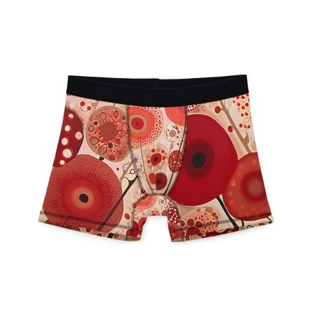 Men's Floral Boxers, Vibrant Pattern Underwear, Comfortable Lounge Wear, Unique Gift for Him, Stylish Daily Essentials