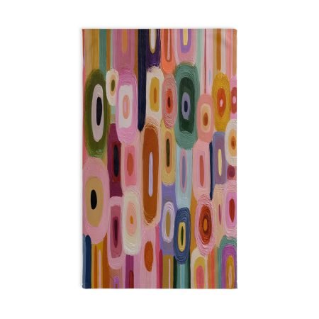 Colorful Abstract Hand Towel, Vibrant Kitchen Decor, Modern Home Accent, Gift for Her, Boho Bathroom Accessory