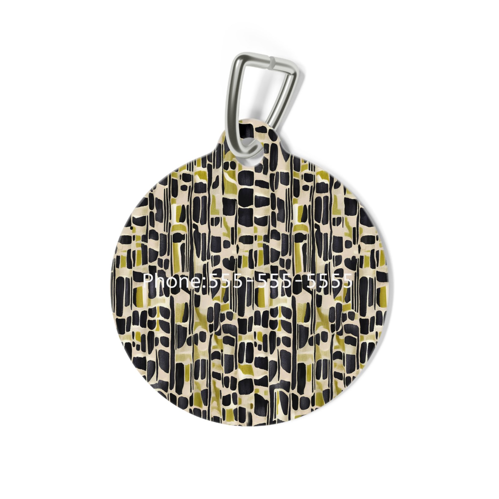 Chic Pet Tag, Stylish Pet ID Tag, Modern Pet Accessory, Customizable Dog Tag, Unique Cat Tag, Pet Gift Idea, Pet Lover Gift - Image 2