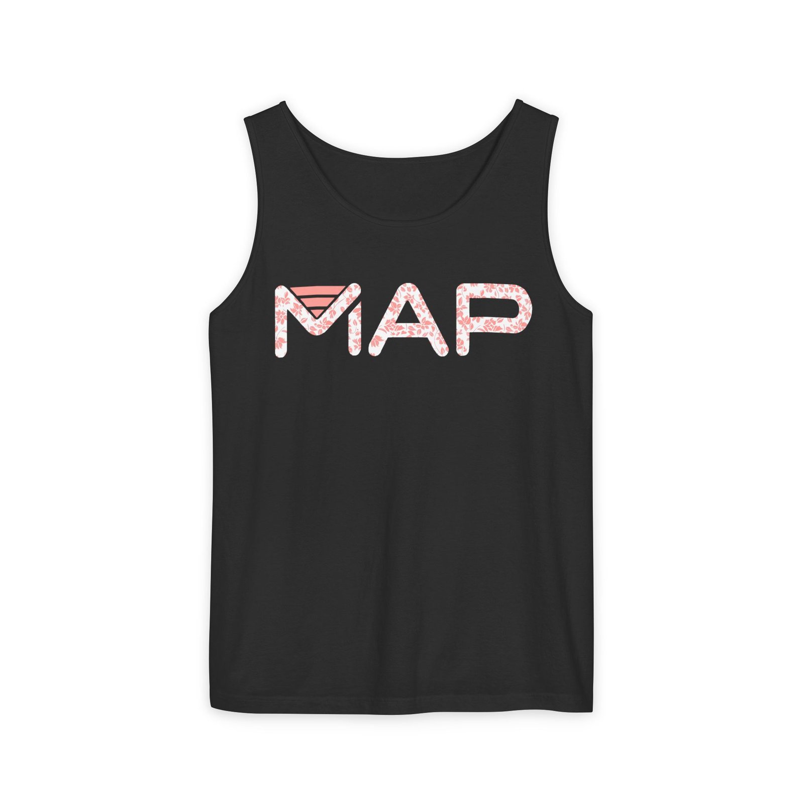 Garment-Dyed Tank Top with MAP Design, Comfortable Summer Tee, Casual Wear, Travel Shirt, Map Lover Gift - Image 61