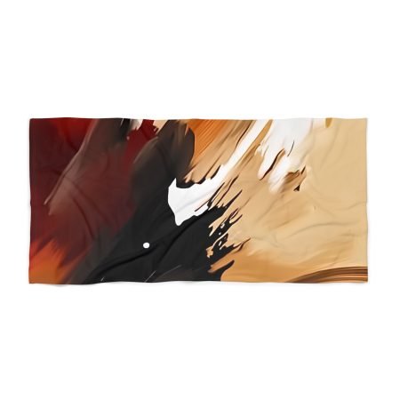 Abstract Art Beach Towel, Stylish Summer Towel, Trendy Poolside Accessory, Unique Gift for Beach Lovers, Colorful Vacation Towel