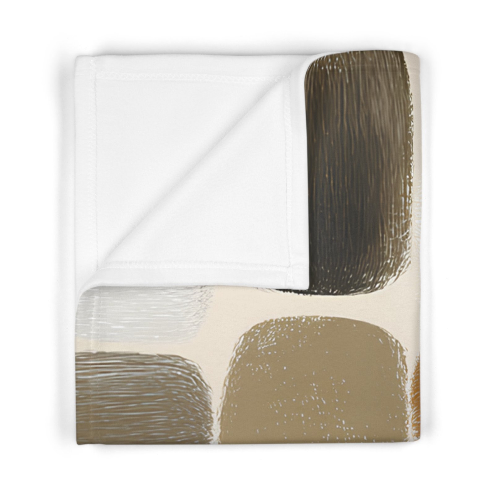 Soft Fleece Baby Blanket, Cozy Nursery Decor, Gender Neutral Gift, Modern Baby Shower Present, Soft and Warm Bedding - Image 2