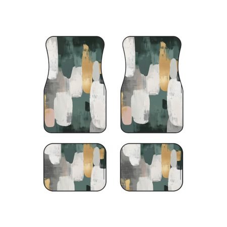 Stylish Car Mats - Set of 4, Chic Floor Liners, Modern Car Accessories, Unique Gift for Car Lovers, Home Decor
