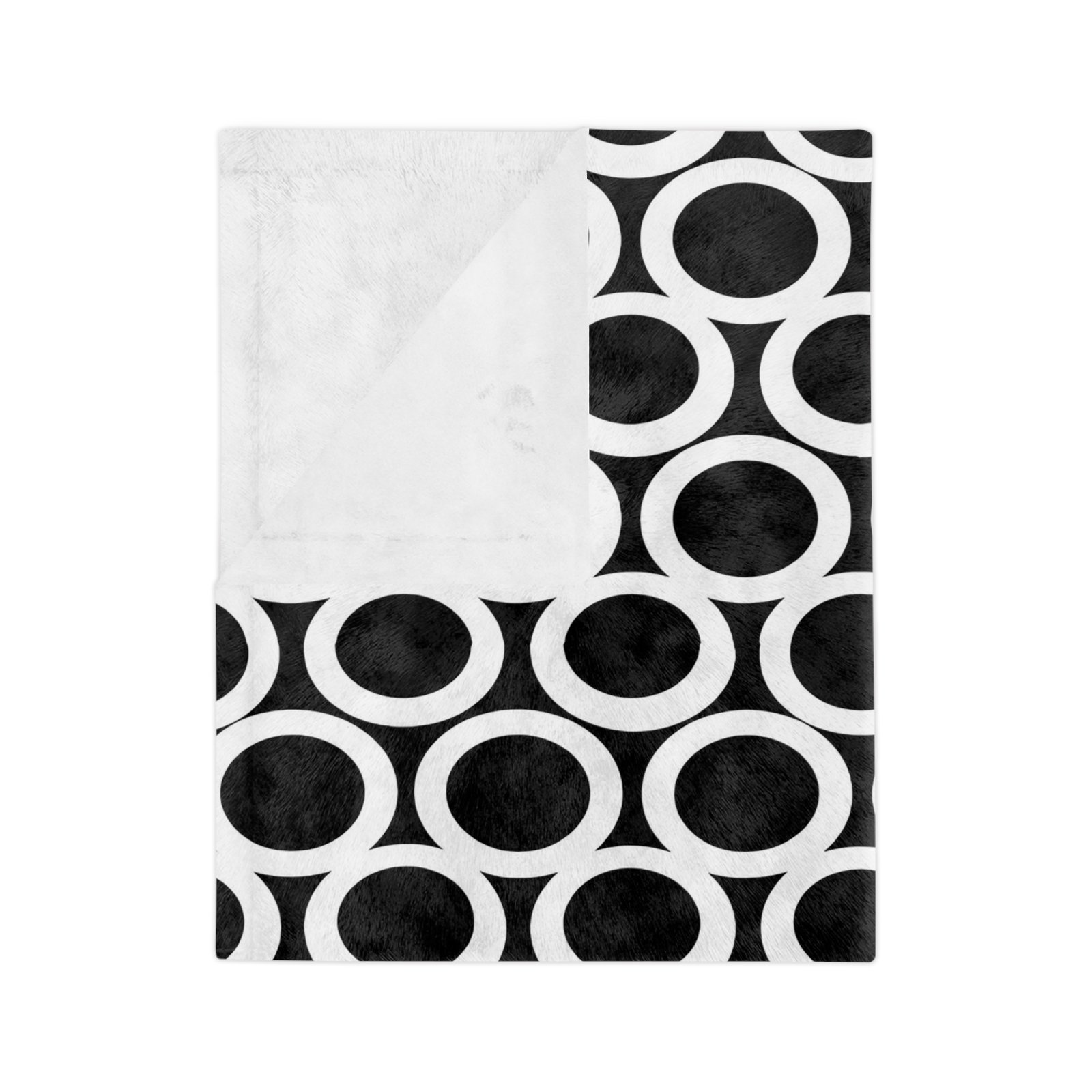 Chic Geometric Velveteen Blanket for Cozy Homes, Soft Throw Blanket, Modern Decor, Gift for Housewarming, Elegant Bedding - Image 3