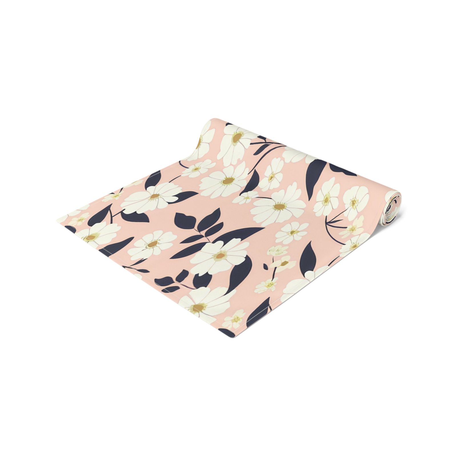 Floral Cotton Table Runner | Elegant Dining decor, Home Table Decoration, Spring Table Setting, Perfect for Events & Gatherings - Image 2