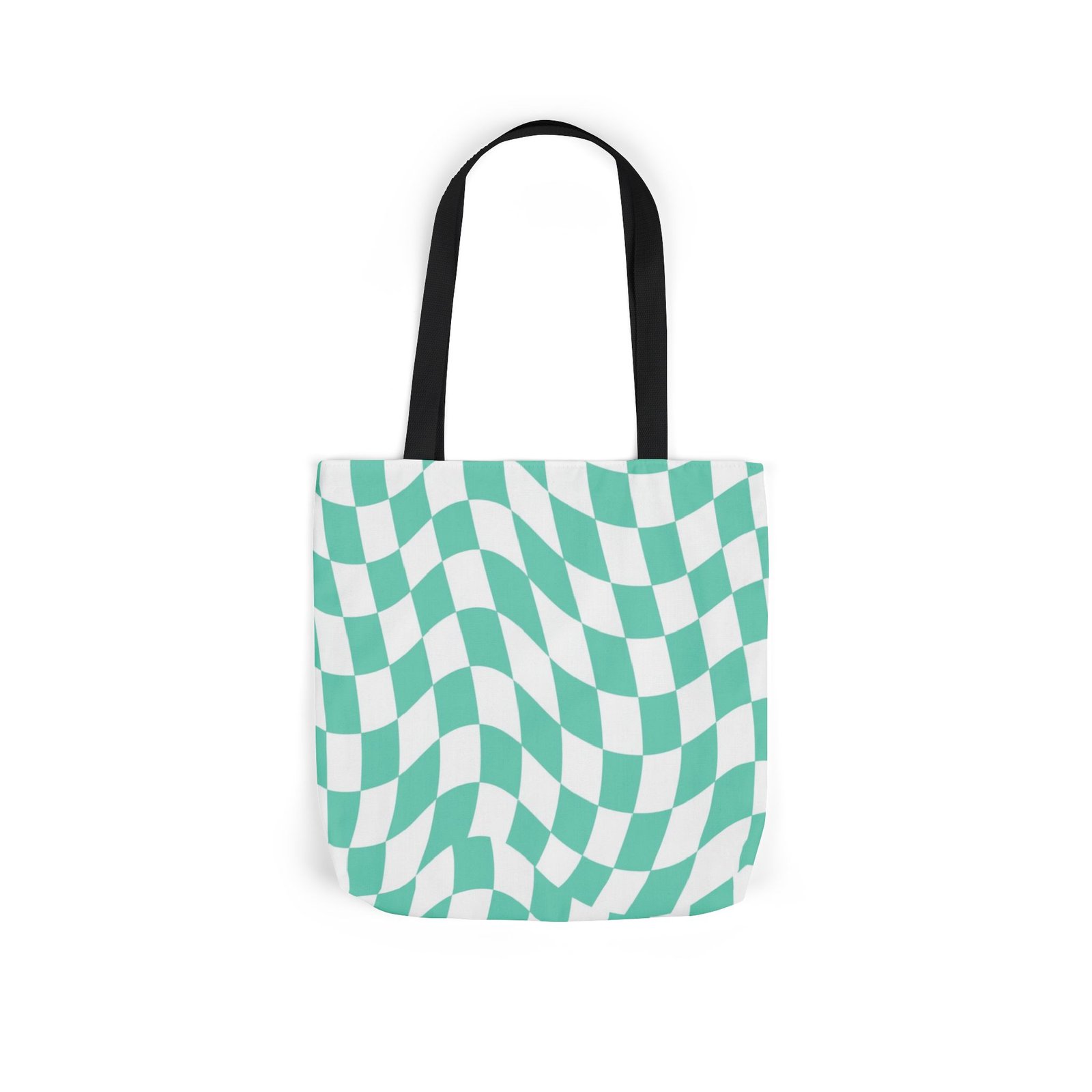 Trendy Checkered Canvas Tote Bag with 5-Color Straps, Eco-Friendly Shopping Bag, Stylish Beach Bag, Fashionable Gym Tote, Unique Gift Idea - Image 28