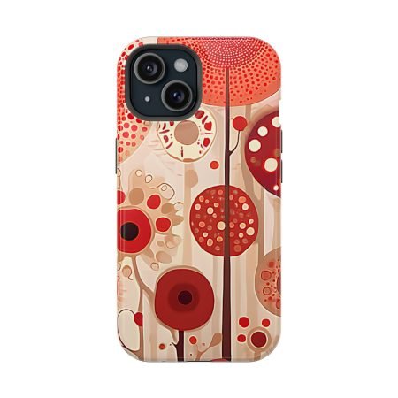 Vibrant Floral Magnetic Tough Case, Protective Phone Cover, Unique Gift for Nature Lovers, Trendy Phone Accessories, Holiday Presents