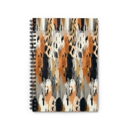 Chic Animal Print Spiral Notebook - Ruled Line, Stylish Journal, Trendy Notepad, Office Supplies, Gift for Her, Back to School