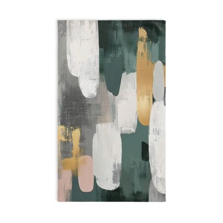 Chic Modern Abstract Hand Towel, Kitchen Towel, Bathroom Decor, Gift for New Home, Hostess Gift, Artful Kitchen Accessory