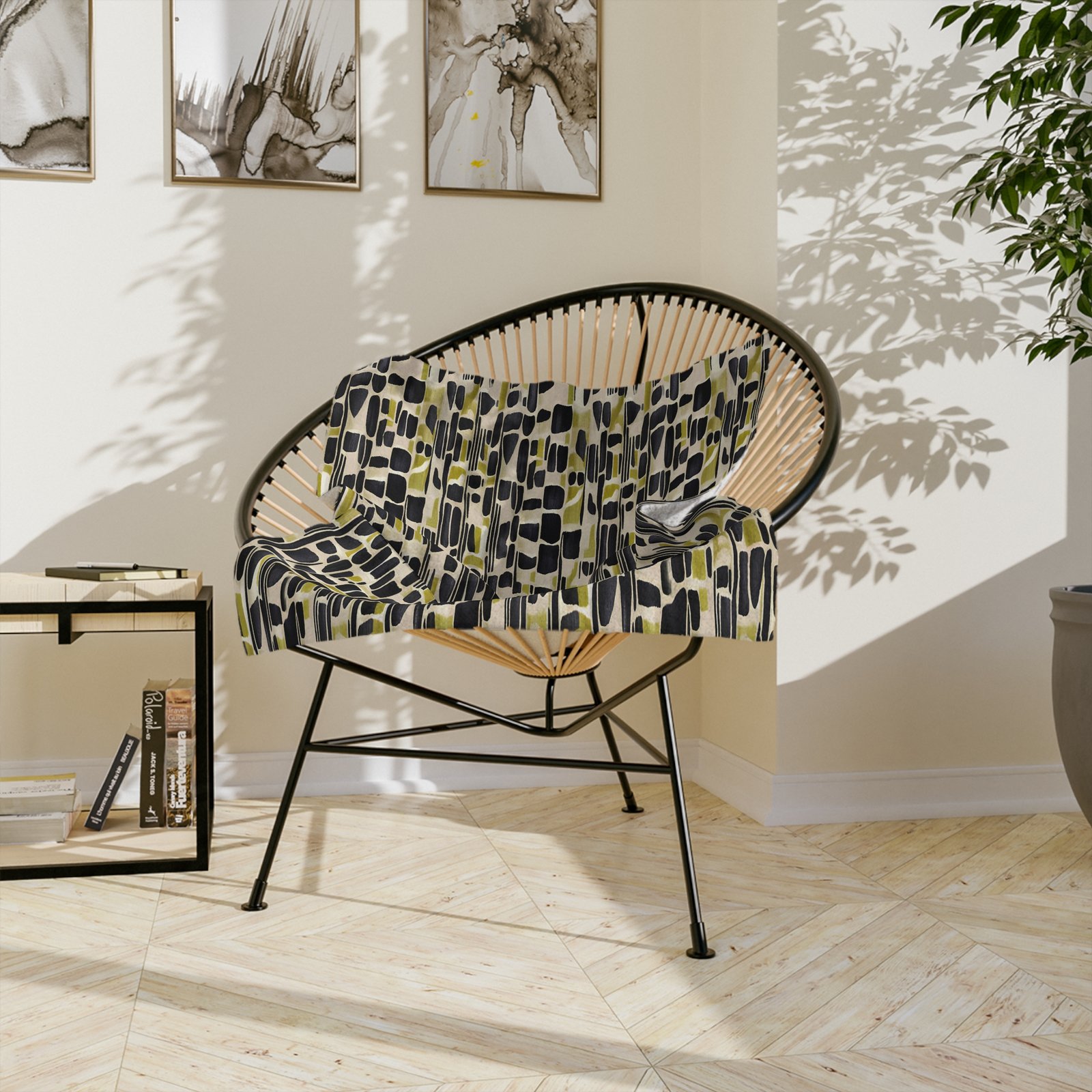 Cozy Velveteen Blanket, Soft Microfiber Throw for Living Room, Ideal for Home Decor and Gift Giving, Perfect for Cozy Nights - Image 4