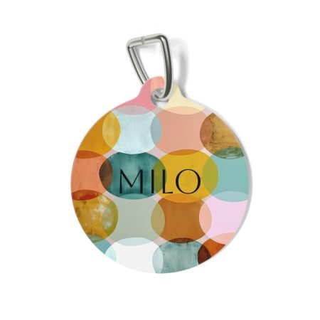 Colorful Pet Tag, Custom Dog Tag, Cat ID Tag, Personalized Pet Accessories, Unique Pet Gifts, Fun Pet Supplies, Holiday Pet Tag