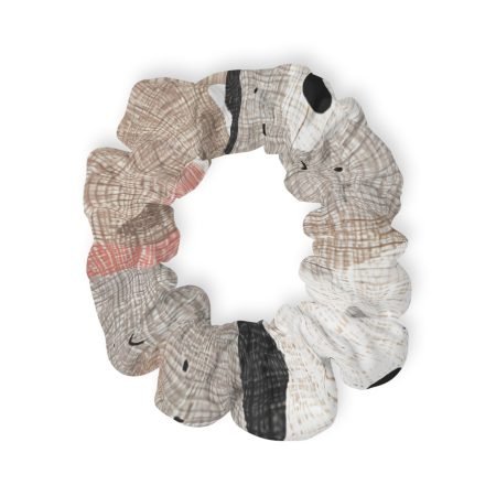 Stylish Pet-Inspired Scrunchie, Dog Lover Accessory, Ideal Hair Tie for Gifts, Fashionable Everyday Use, Perfect for Dog Lovers