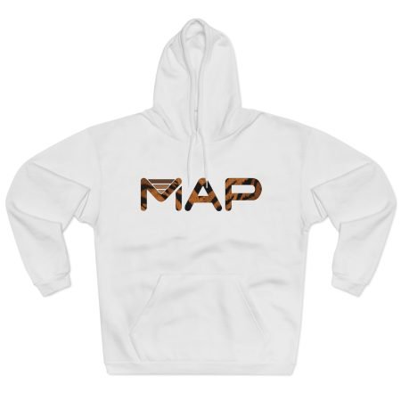Stylish MAP Unisex Pullover Hoodie - Comfortable, Casual Wear, Gift for Adventurers, Travel, Everyday Use, Great for Holidays