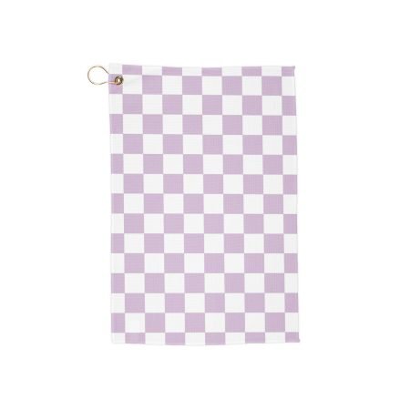 Chic Golf Towels, Stylish Golf Accessories, Checkered Design, Gifts for Golfers, Summer Golfing Essentials