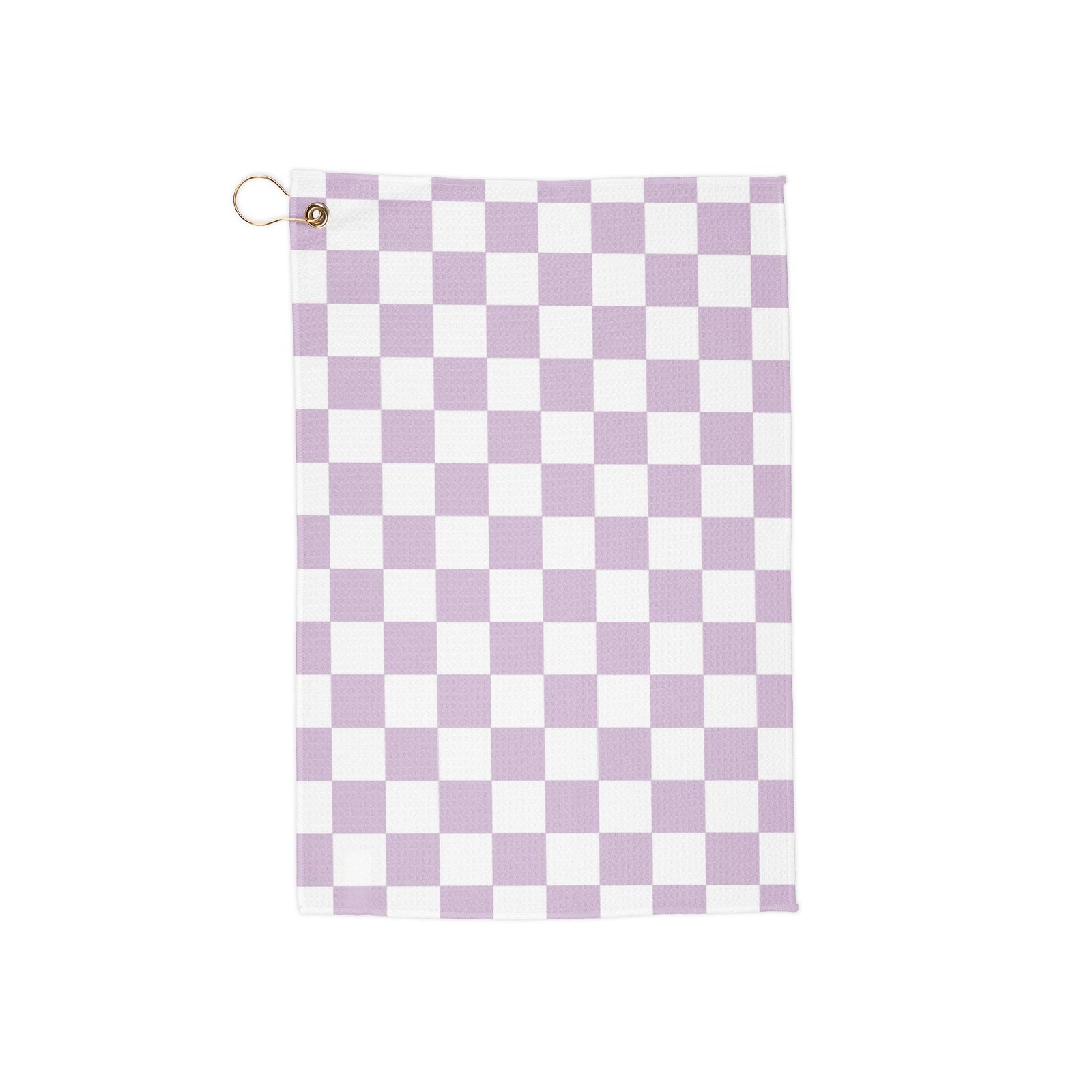 Chic Golf Towels, Stylish Golf Accessories, Checkered Design, Gifts for Golfers, Summer Golfing Essentials