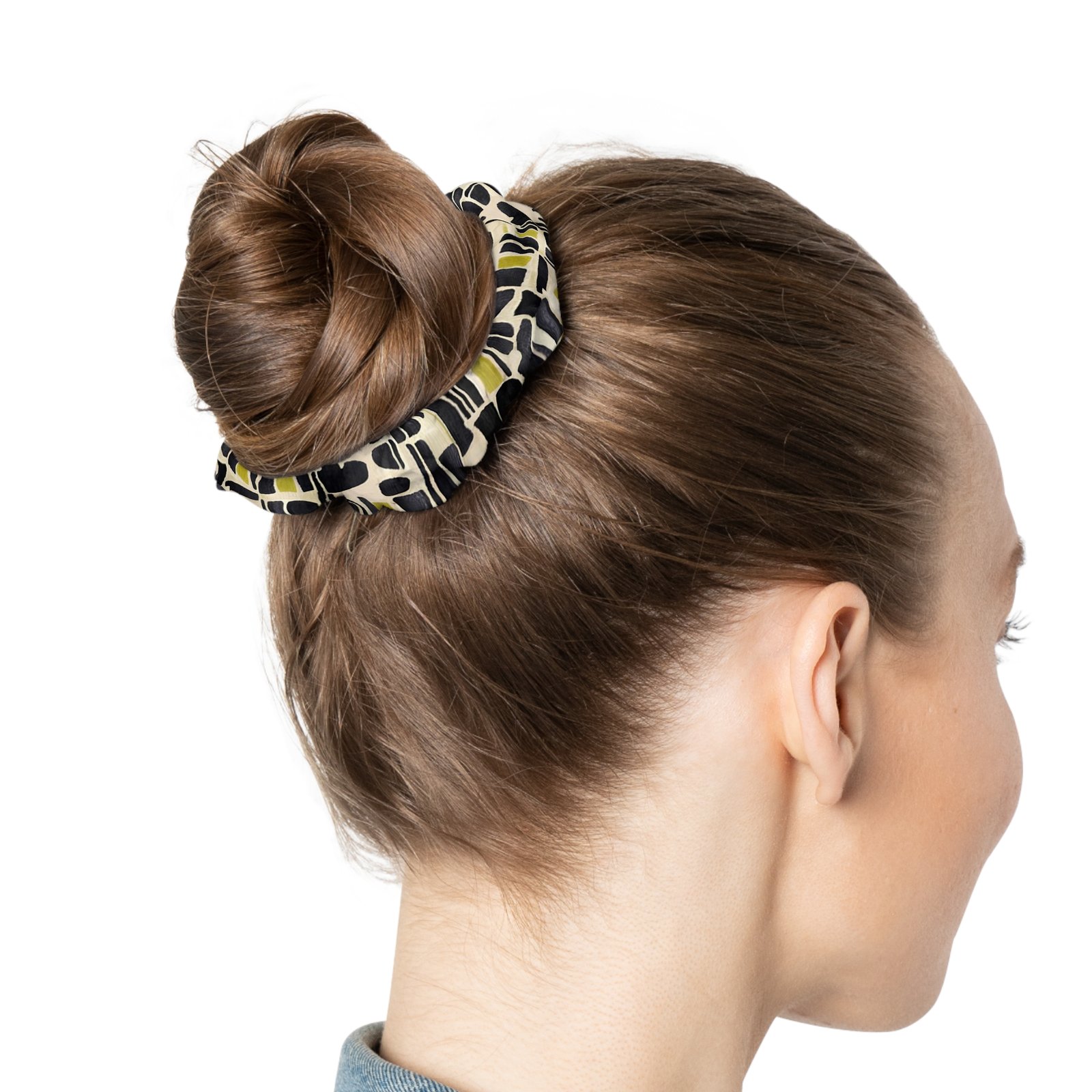 Chic Scrunchie | Trendy Hair Accessory, Fashionable Hair Tie, Boho Style Scrunchie, Everyday Wear, Gift for Her - Image 3