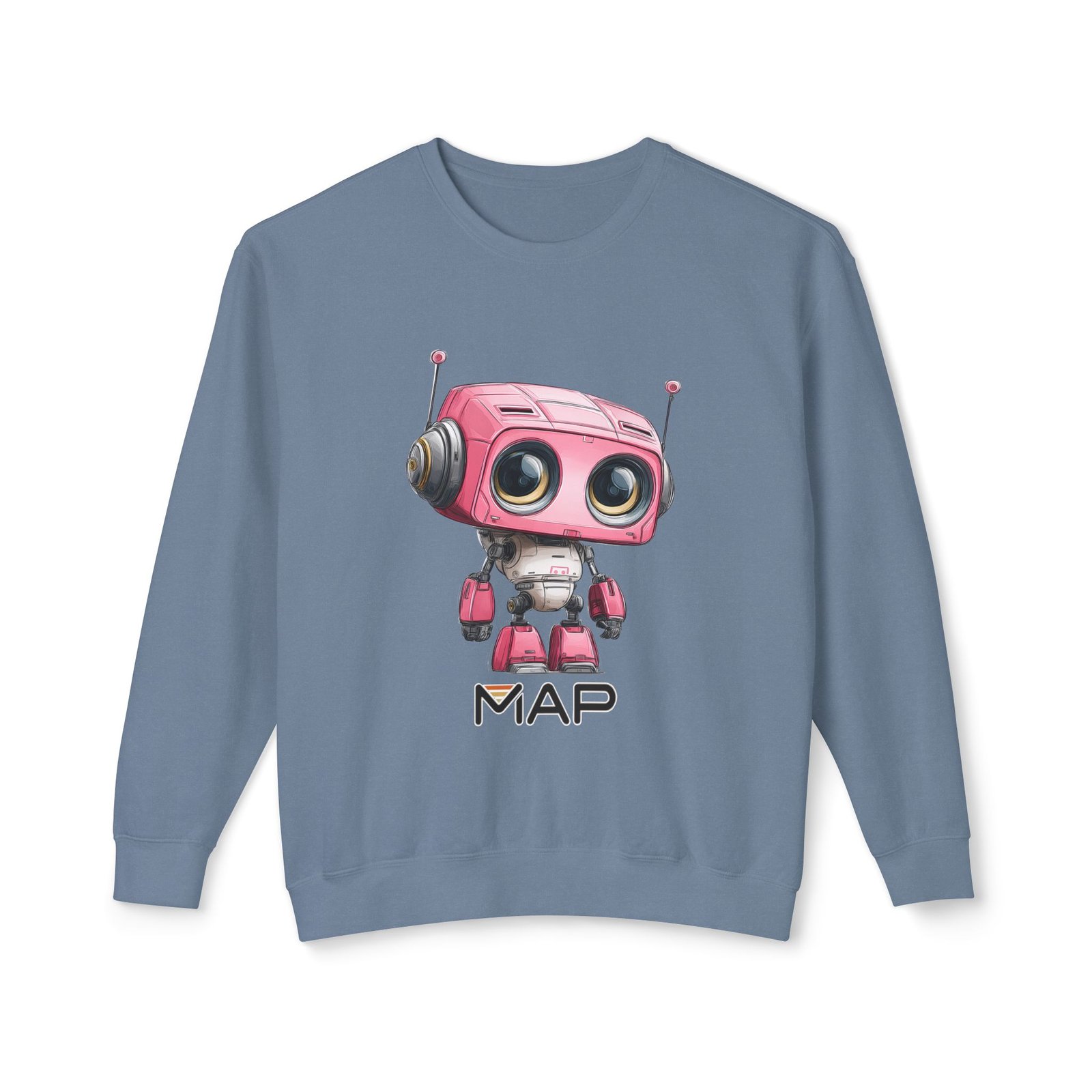 Cute Robot Graphic Sweatshirt, Perfect for Gifts, Casual Wear, Tech Lovers, Fun Hoodie for Friends, Unique Christmas Apparel - Image 33