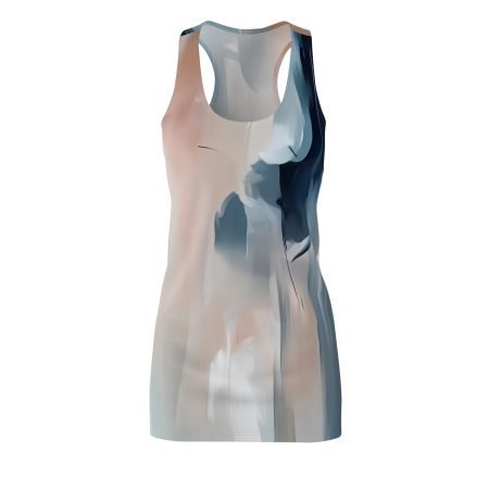 Abstract Art Women's Racerback Dress, Casual Dress, Summer Outfit, Beachwear, Gift for Her