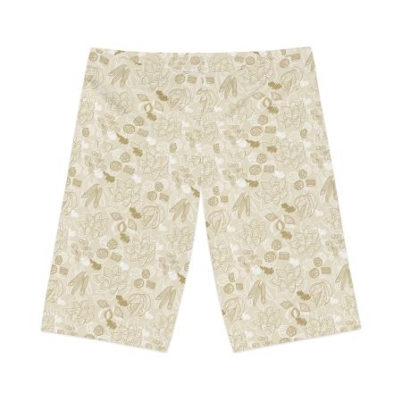 Floral Women's Bike Shorts, Comfortable Cycling Shorts, Summer Workout Gear, Activewear for Women, Gift for Fitness Enthusiasts