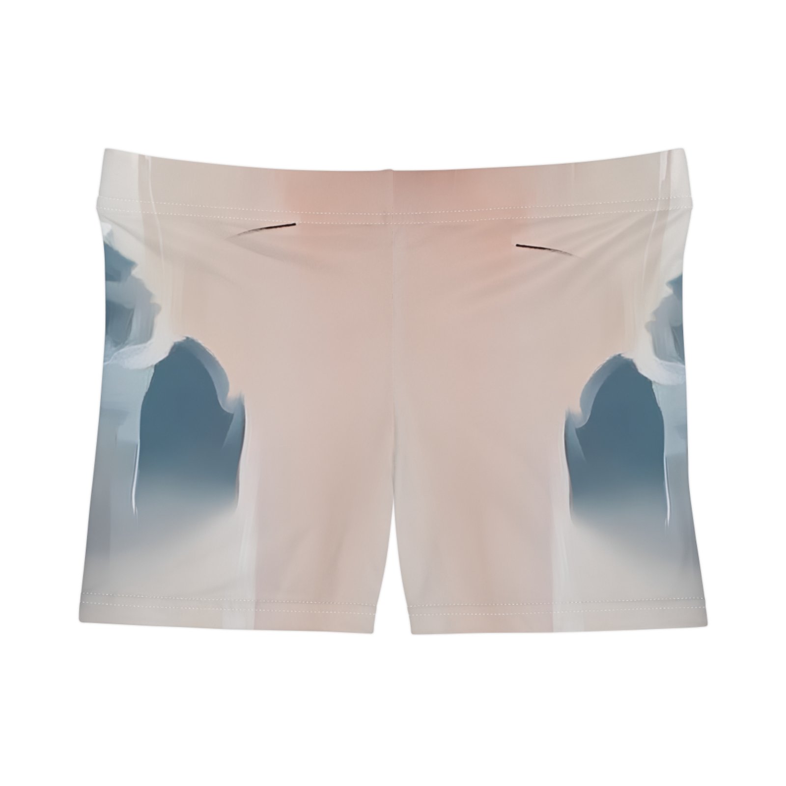 Artistic Women's Shorts, Trendy AOP Summer Wear, Beach Ready, Graphic Print Activewear, Comfortable Casual Style