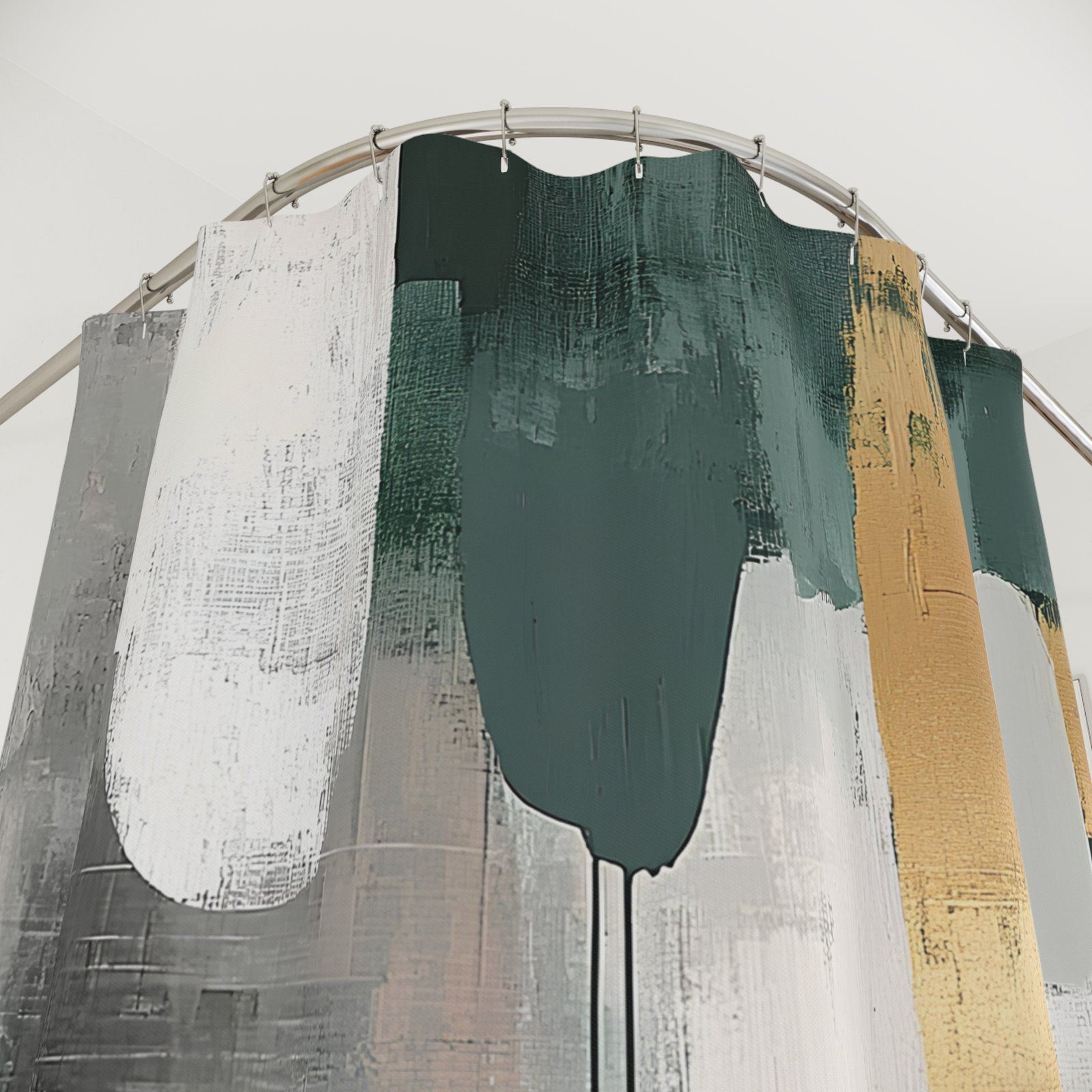 Stylish Abstract Shower Curtains for Modern Bathrooms, Boho Decor, Home Essentials, Unique Gifts, Artful Bathroom Accessories - Image 2