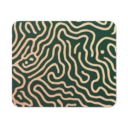 Elegant Abstract Desk Mouse Pad, Office Decor, Gift for Gamers, Unique Home Office Accessory, Stylish Workstation Mat, Thoughtful Gift