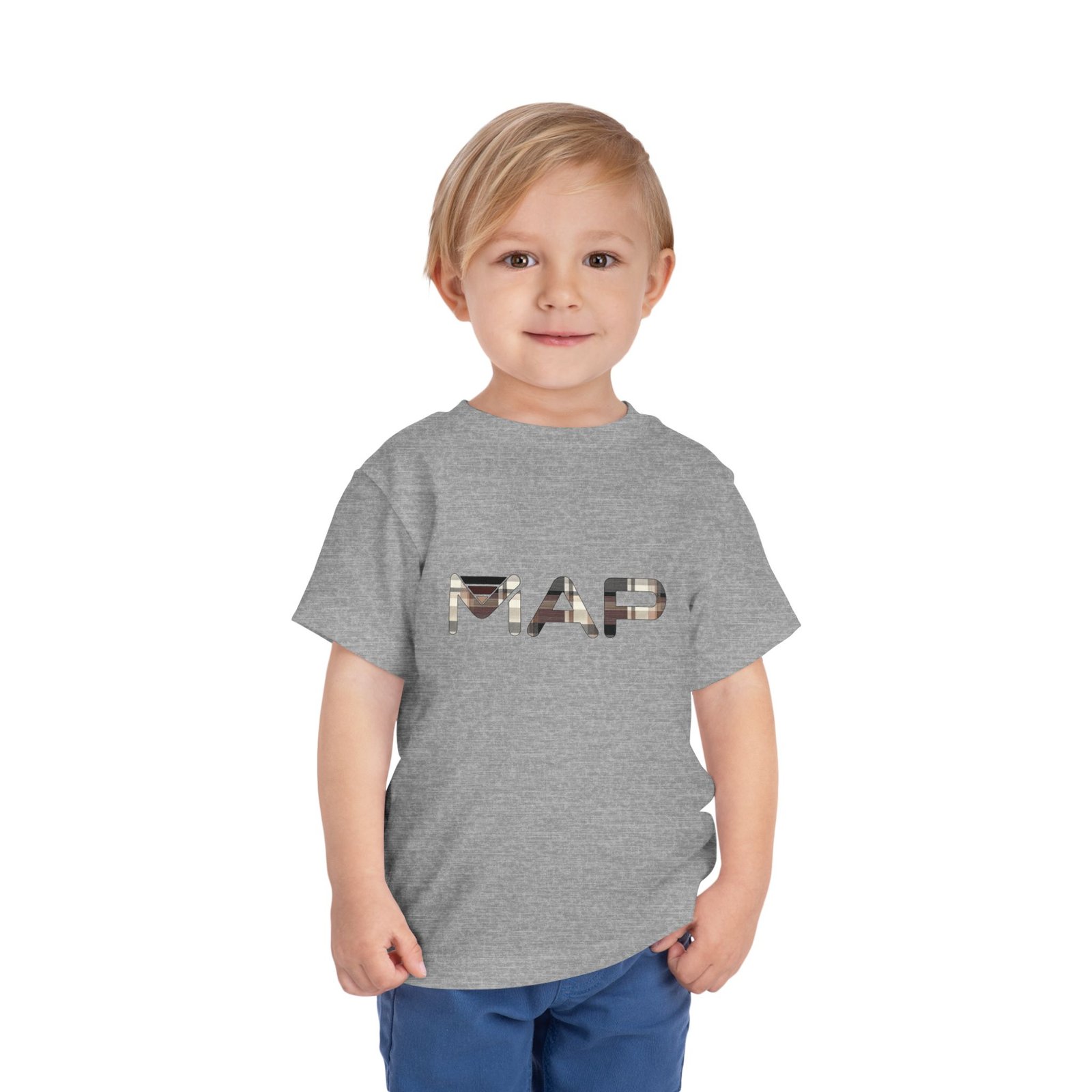 Toddler Short Sleeve Tee with 'MAP' Design - Cute Kids' T-Shirt, Adventure Tee, Toddler Gift, Playwear, Travel Shirt - Image 23