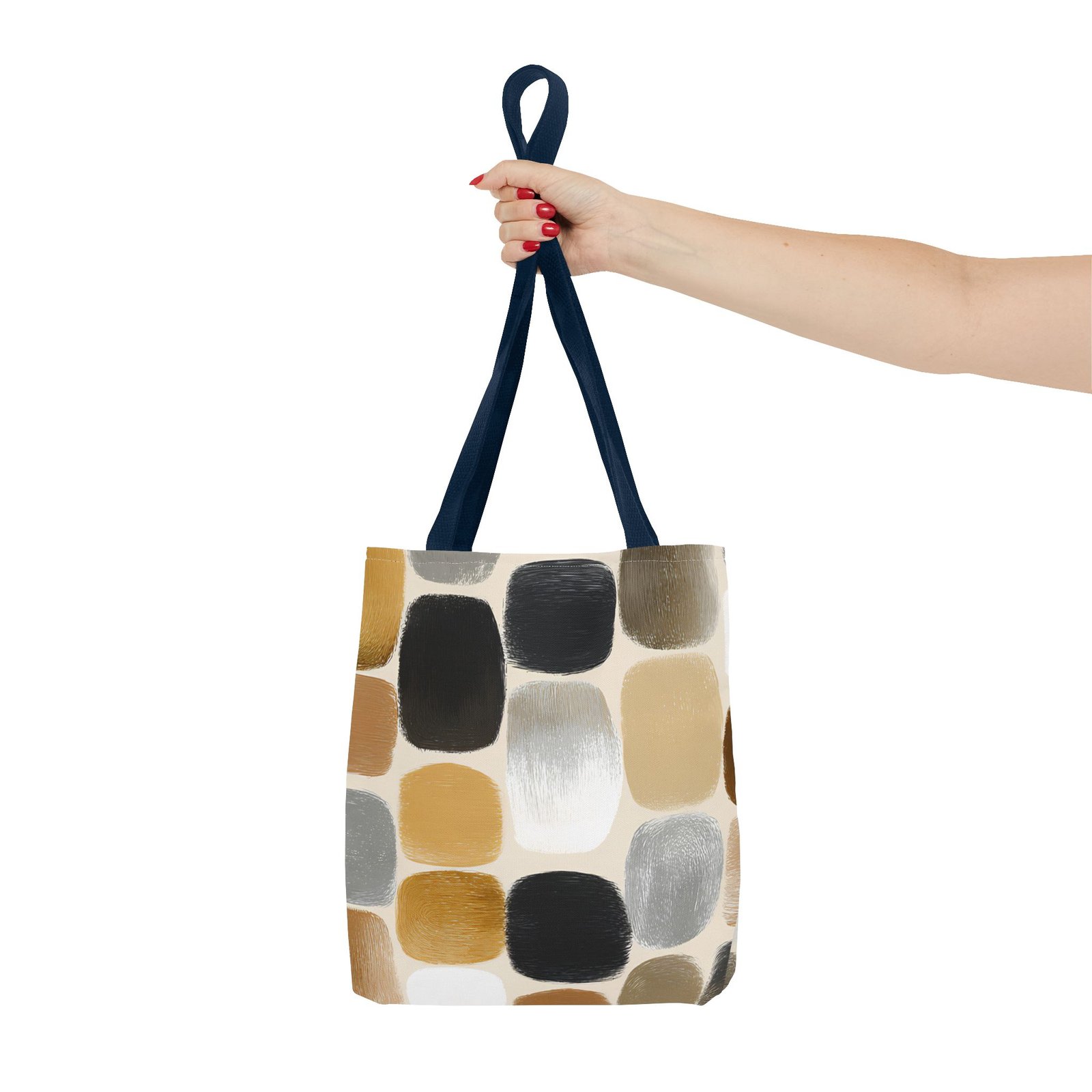 Chic Abstract Tote Bag, Stylish Reusable Shopping Bag, Fashionable Handbag for Everyday Use, Eco-Friendly Gift, Minimalist Tote - Image 52