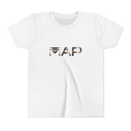 Map Graphic Youth Tee, Cool Kids Shirt, Adventure Apparel, Unique Gift, Travel Inspired Tee, Summer Outfit
