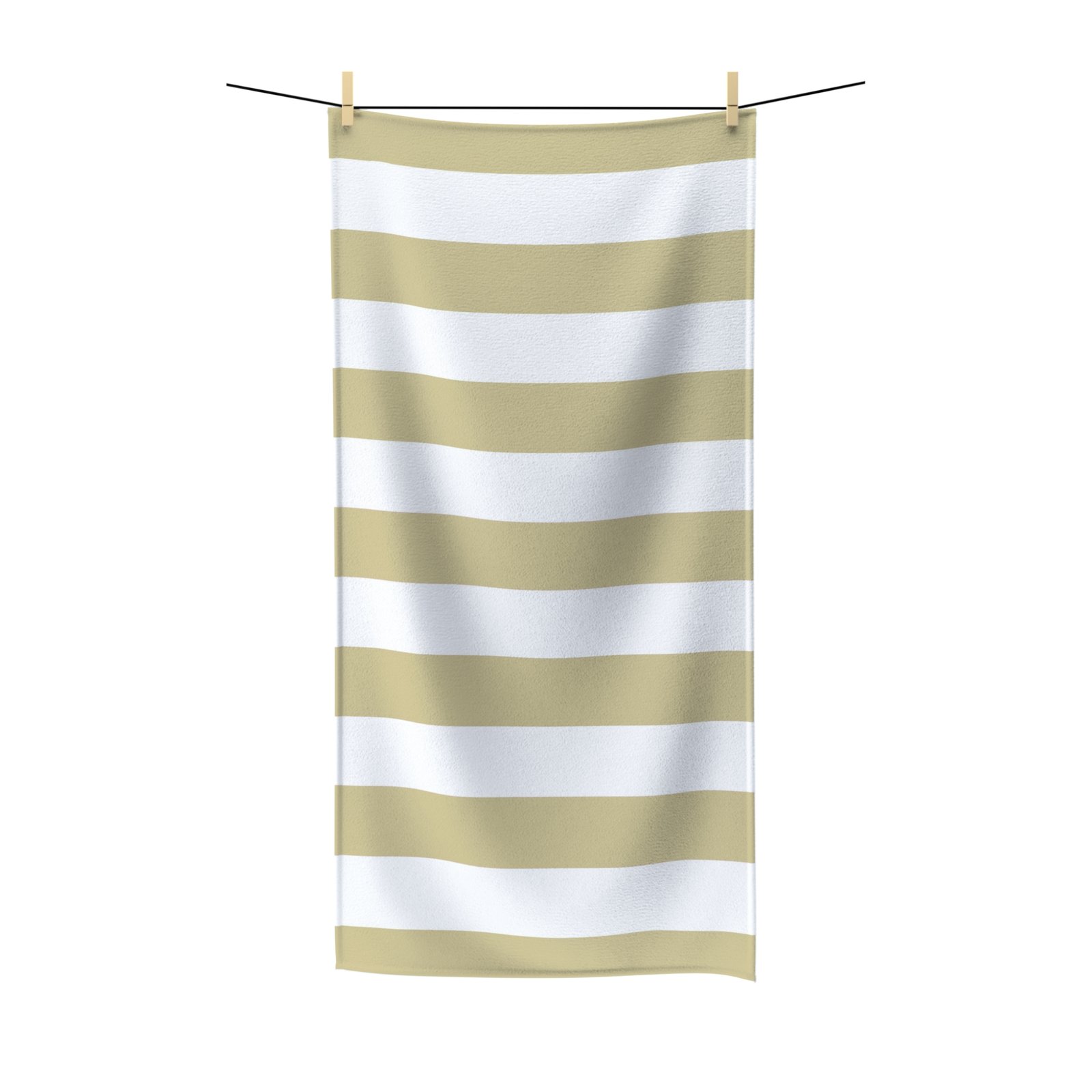 Chic Striped Polycotton Towel - Modern Beach, Bath, Pool, Spa Essential, Gift for Summer, Home Decor, Soft & Absorbent