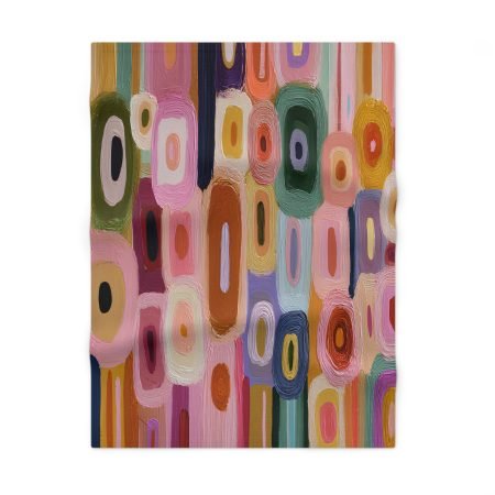 Soft Fleece Baby Blanket, Colorful Nursery Decor, Baby Shower Gift, Cozy Infant Blanket, Playtime Comfort, Modern Baby Bedding