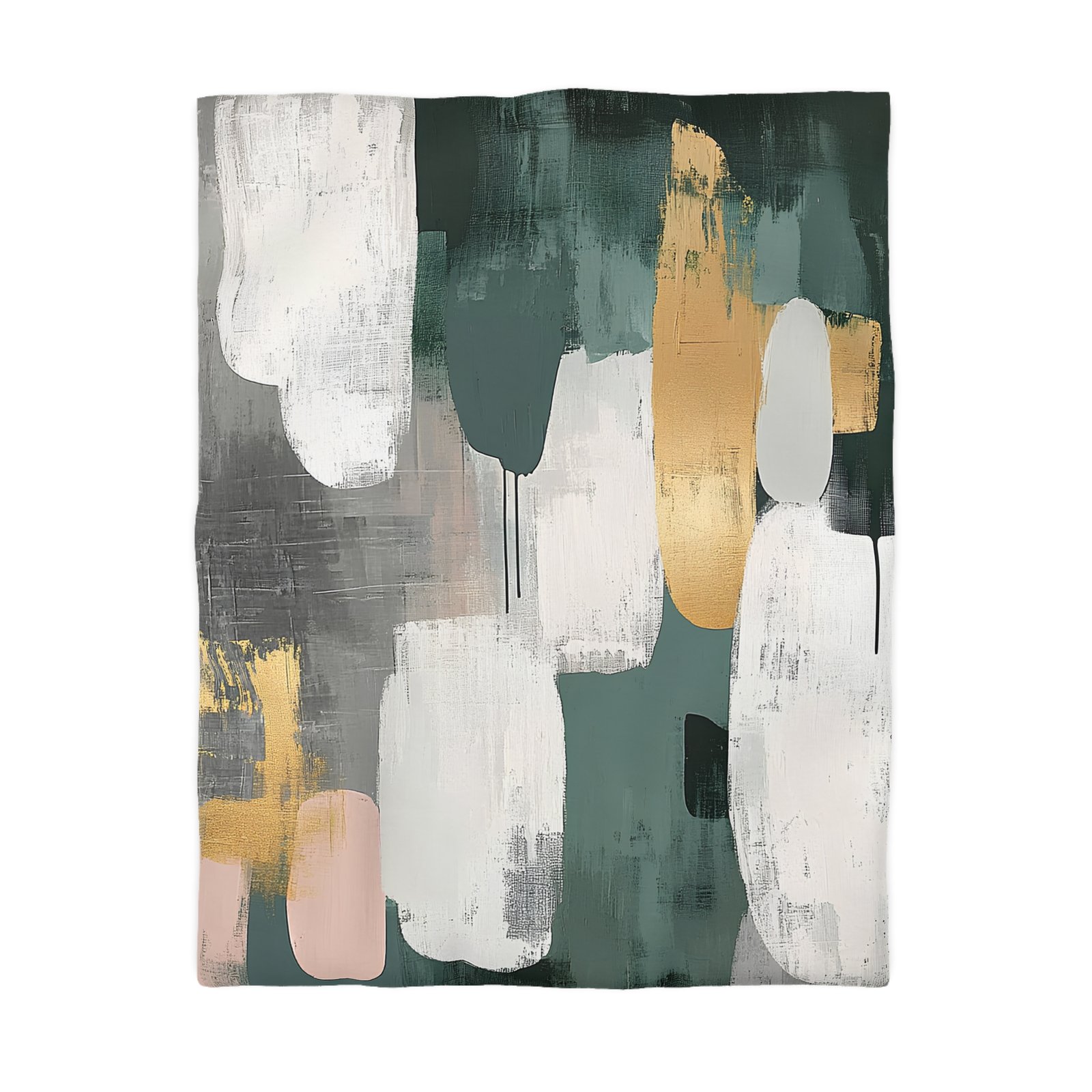 Chic Abstract Microfiber Duvet Cover, Modern Bedding, Minimalist Decor, Cozy Bedroom, Contemporary Design, Home Makeover - Image 7