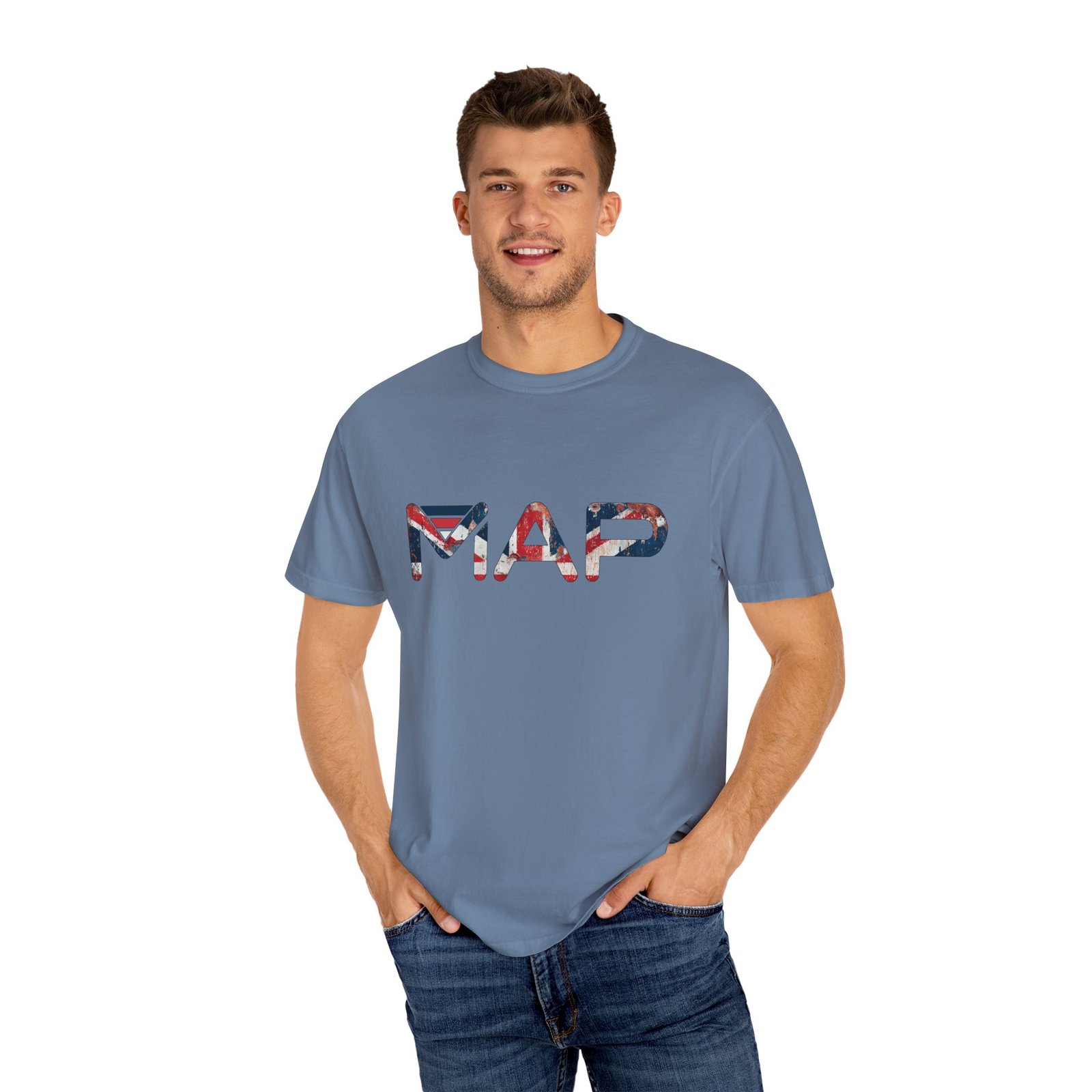Map Graphic Unisex Garment-Dyed T-Shirt, Travel Tee, Casual Wear, Adventure T-Shirt, Gift for Travelers, Summer Wardrobe - Image 44