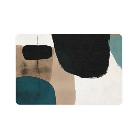 Elegant Pet Food Mat for Stylish Home, Modern Feeding Station, Dog & Cat Decor, Washable Pet Mat, Pet Bowl Mat