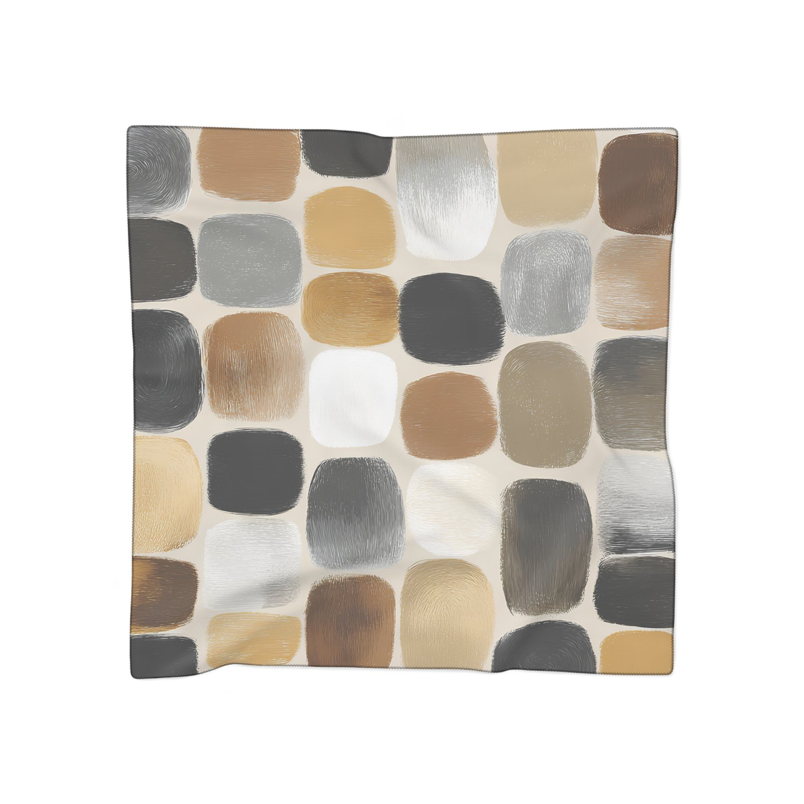 Chic Abstract Polka Dot Poly Scarf | Fashion Accessory, Lightweight Wrap, Trendy Gift for Her, Holiday Scarf