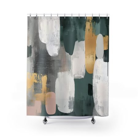 Stylish Abstract Shower Curtains for Modern Bathrooms, Boho Decor, Home Essentials, Unique Gifts, Artful Bathroom Accessories