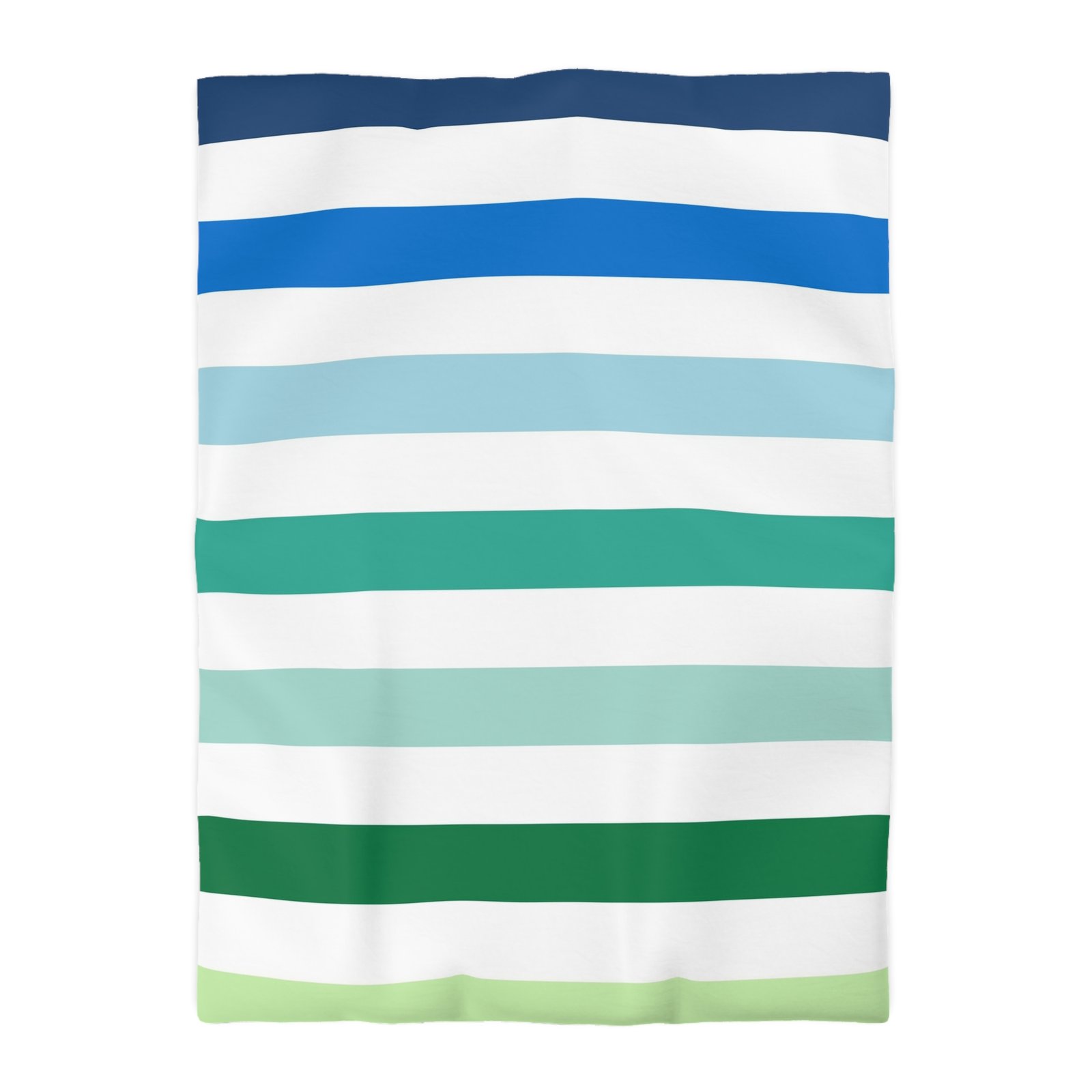 Coastal Striped Microfiber Duvet Cover | Soft Bedding for Beach Lovers | Summer Home Decor | Gift for Coastal Home | Bed Linens - Image 19