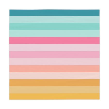 Pastel Striped Tablecloth, Colorful Dining Decor, Summer Celebrations, Family Gatherings, Holiday Events, Outdoor Picnics