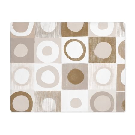 Modern Geometric Placemat, Dining Table Decor, Minimalist Table Setting, Kitchen Accessory, Gift for Newlyweds, Housewarming