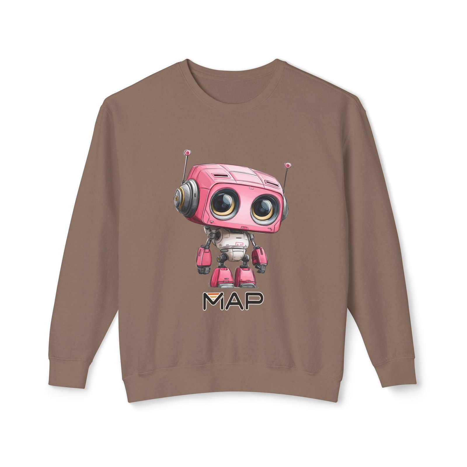Cute Robot Graphic Sweatshirt, Perfect for Gifts, Casual Wear, Tech Lovers, Fun Hoodie for Friends, Unique Christmas Apparel - Image 17