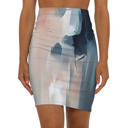 Stylish Women's Mid-Waist Pencil Skirt - Abstract Art Design, Chic Party Outfit, Casual Wear, Office Fashion, Gift for Her, Summer [...]