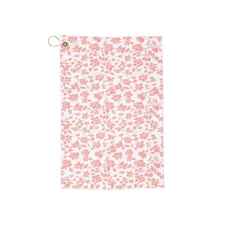 Chic Floral Golf Towels, Golf Accessories, Sporty Gifts, Floral Towel Set, Golf Towel for Him/Her, Unique Golf Gift