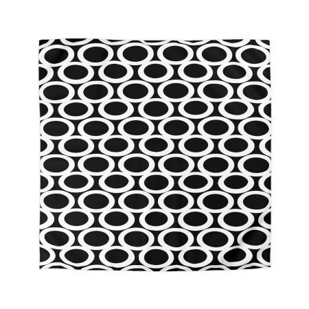 Modern Black and White Microfiber Duvet Cover - Stylish Bedding, Home Decor, Bedroom Upgrade, Chic Bedroom Accessories, Minimalist Design